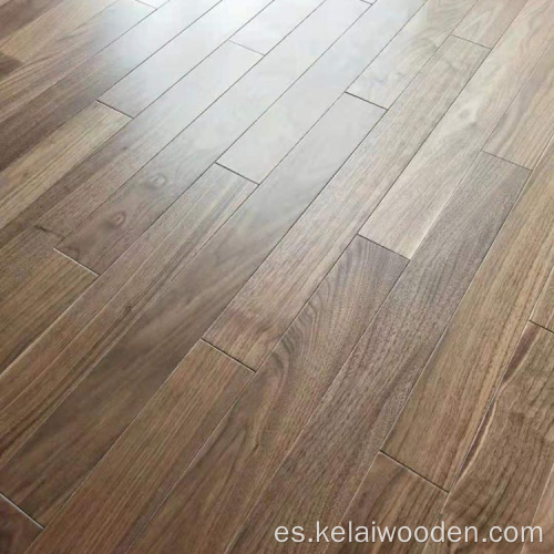 Parquet en espiga de nogal americano chevron